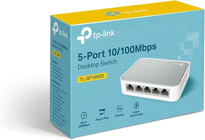 HUB TP-LINK 5PORT 10\100 TL-SF1005D HUB TP-LINK 5PORT 10\100 TL-SF1005D
